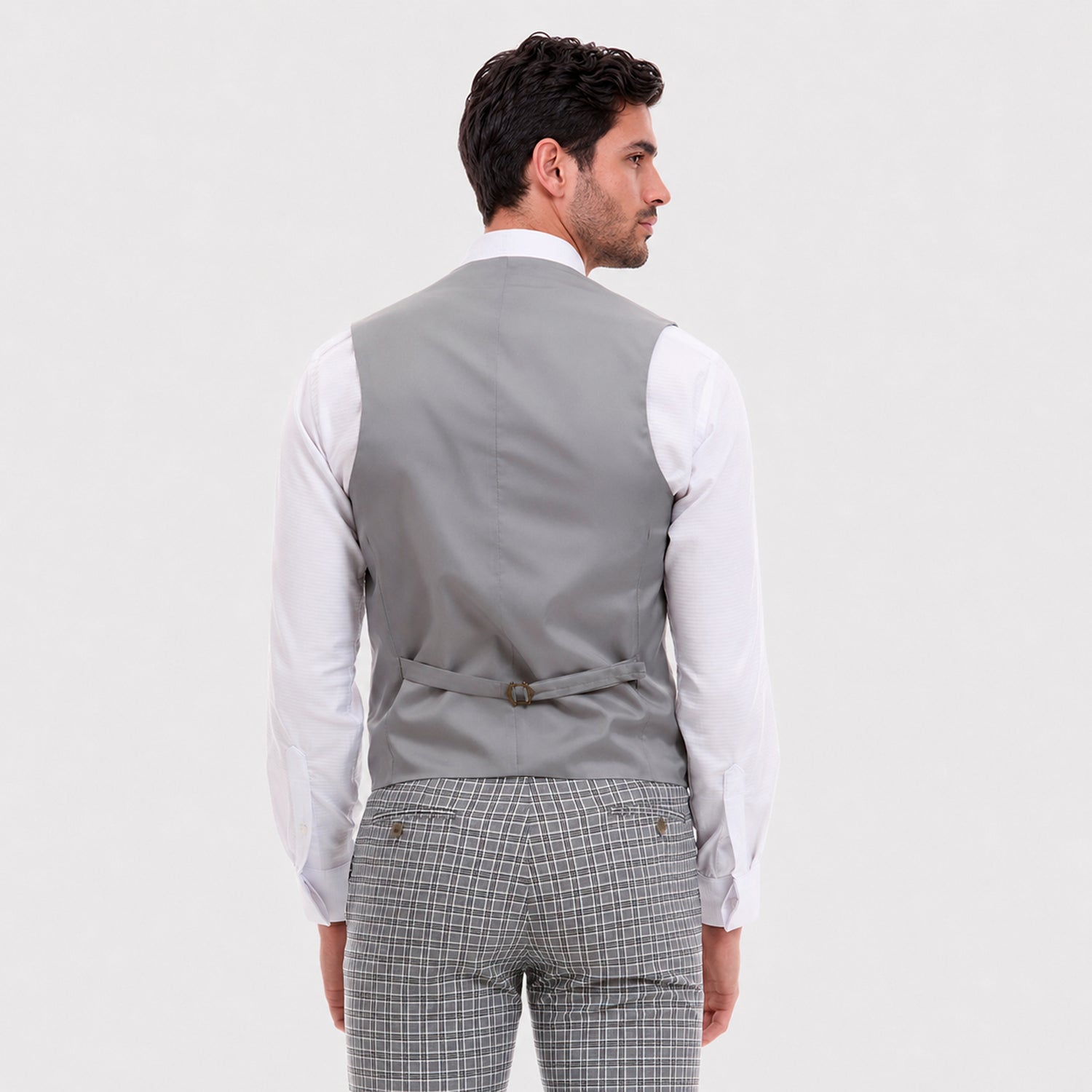 Chaleco Para Hombre Separate  Slim Fit  A Cuadros