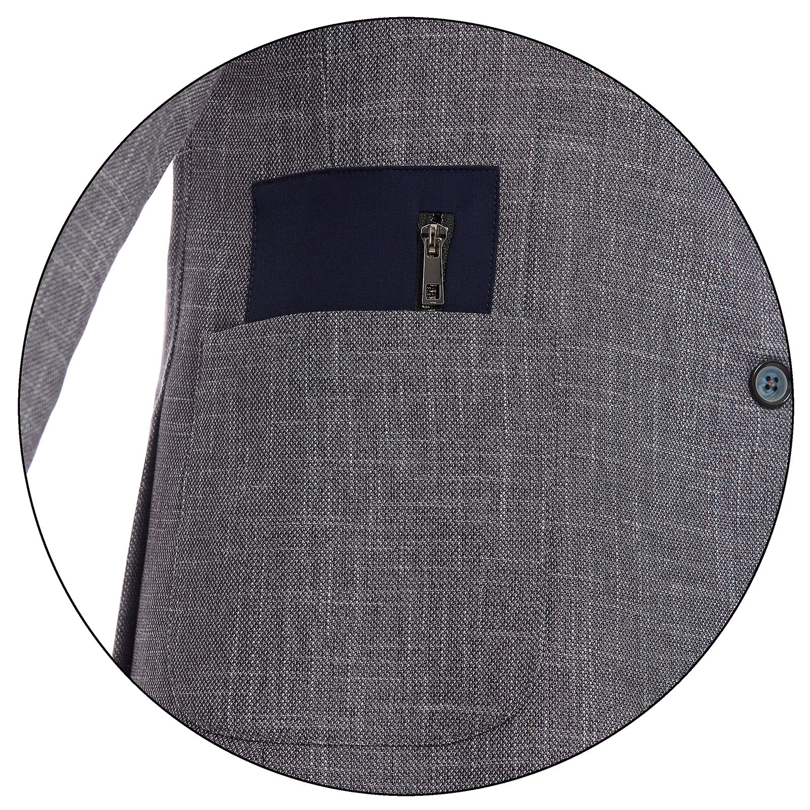 Saco Casual para Caballero Slim Fit Detalle Bolsillo decorativo