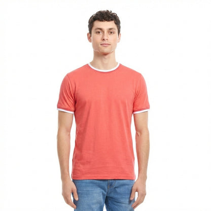 Playera Business Casual Cuello Redondo Slim Fit