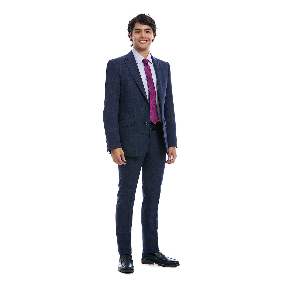 Saco Formal Para Hombre A Cuadros Vista Total Look