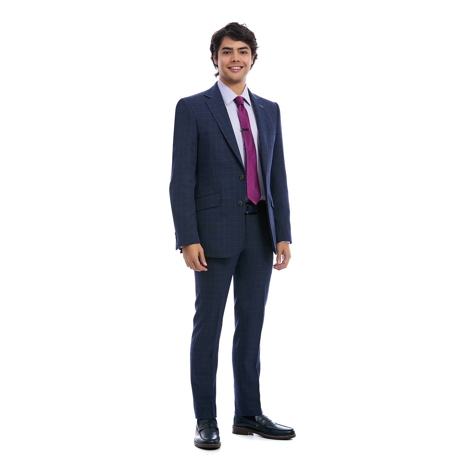 Saco Formal Para Hombre A Cuadros Vista Total Look