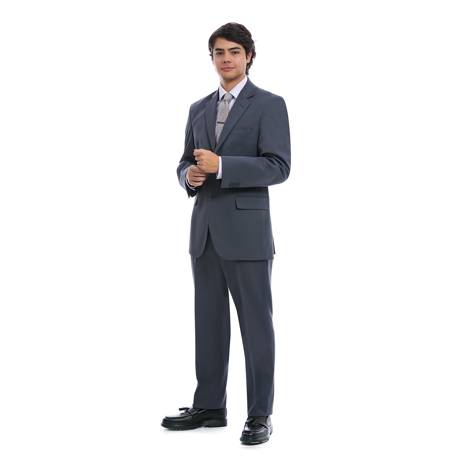 Traje Para Caballero Fit Slim Solapa de Escuadra