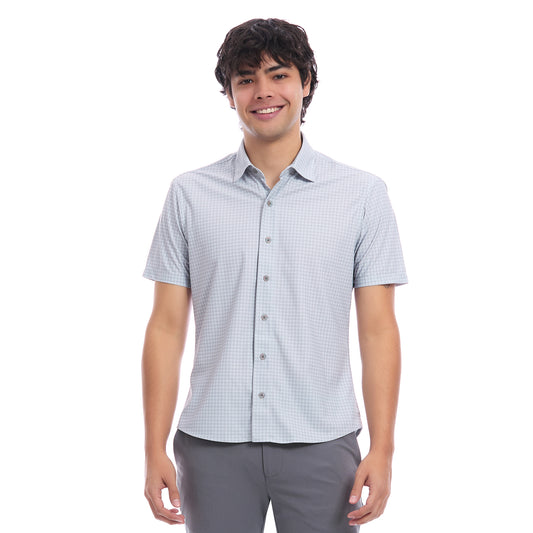 Camisa Manga Larga Para Hombre Diseño A Cuadros Estilo Casual
