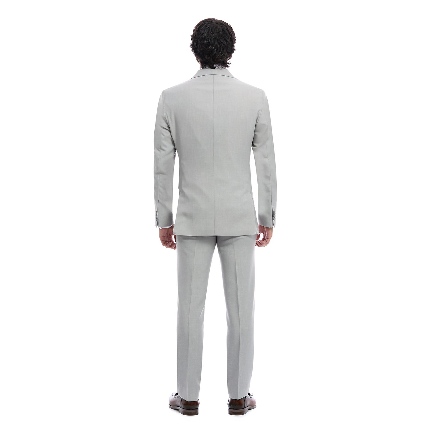 Traje Recto Dos Botones Fit Slim Liso