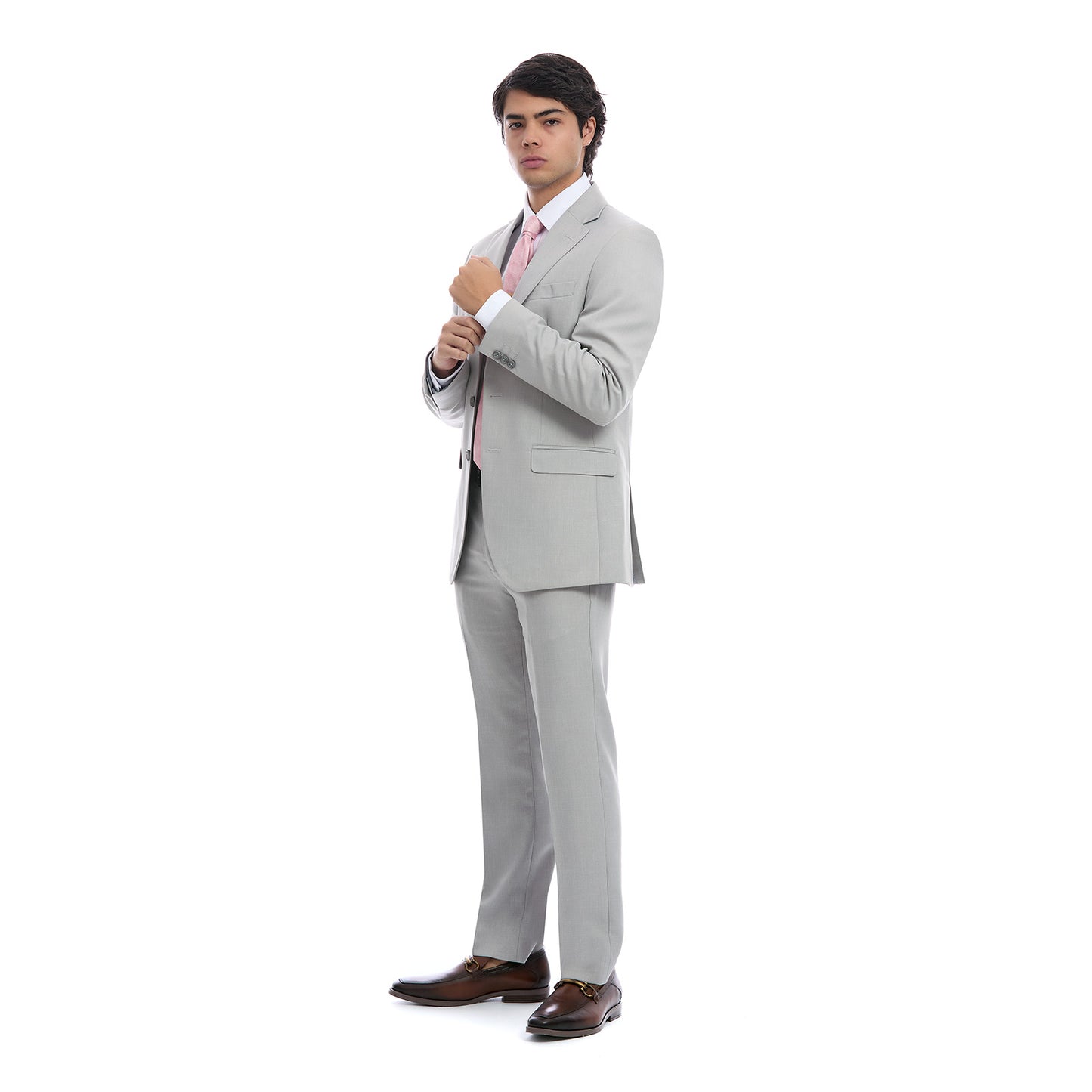 Traje Recto Dos Botones Fit Slim Liso