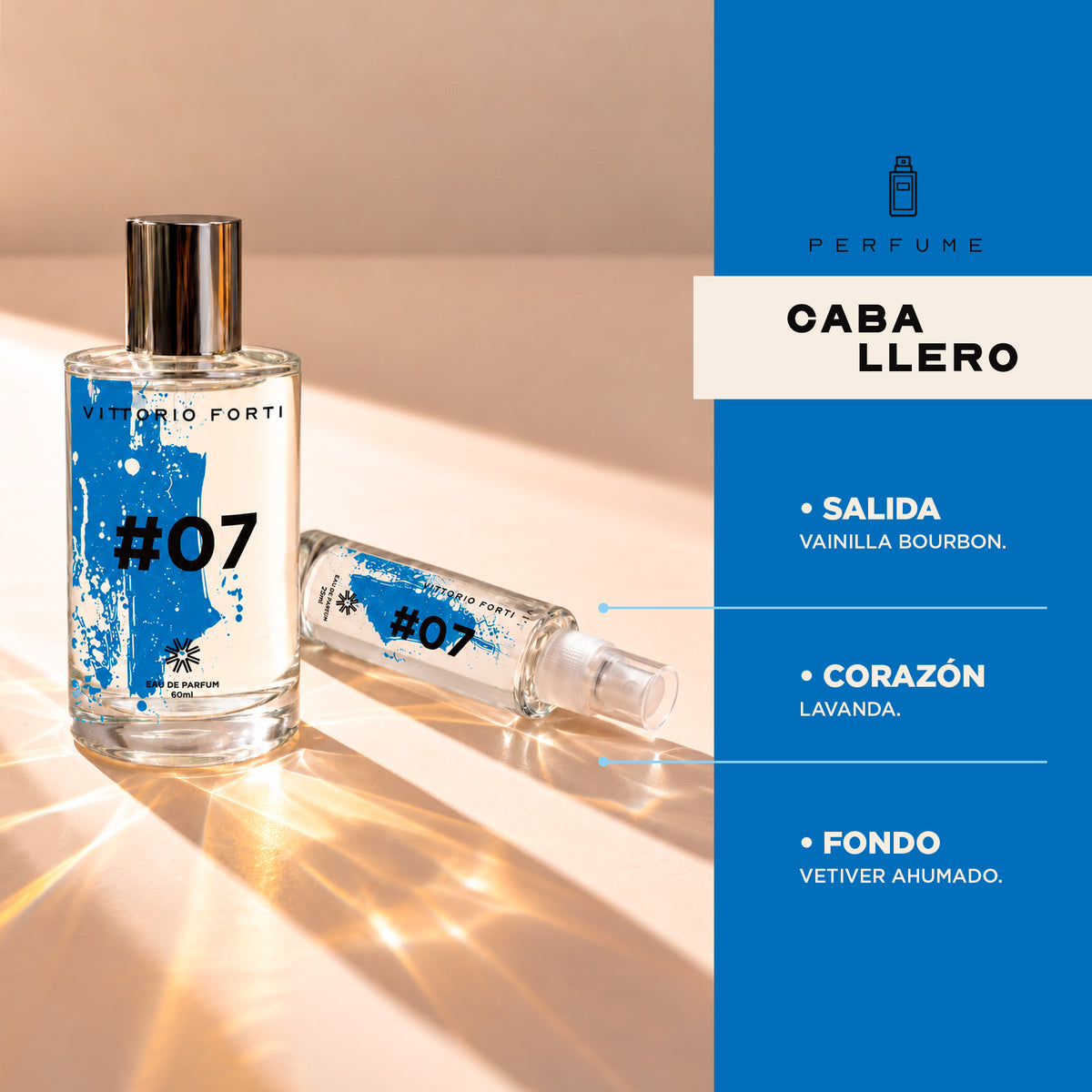 Perfume Caballero Eau de Parfum 60 ml Vittorio Forti