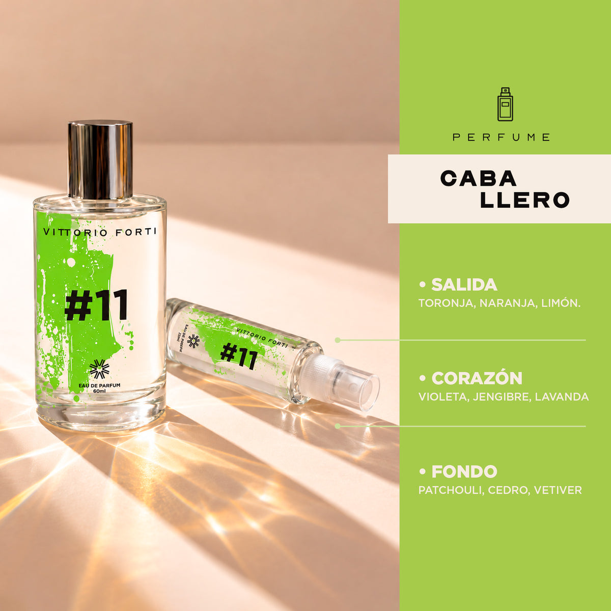 Perfume Caballero Eau de Parfum 60 ml Vittorio Forti