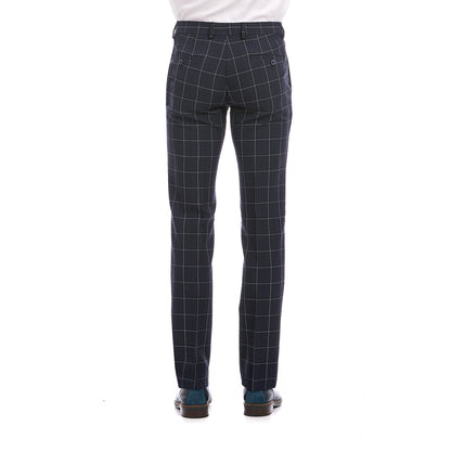 Pantalón Separates Slim Fit Para Caballero En Tejido A Cuadros