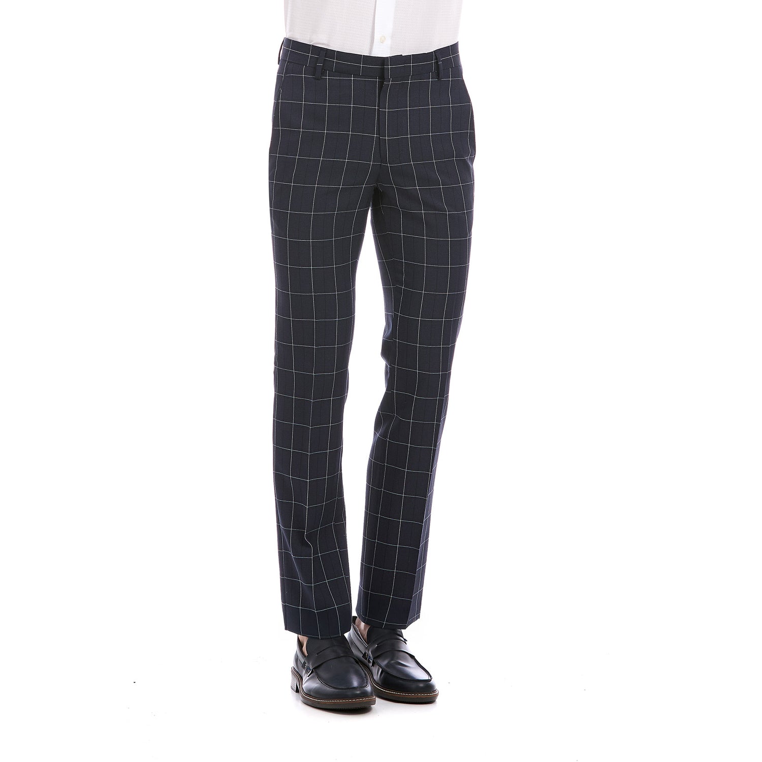 Pantalón Separates Slim Fit Para Caballero En Tejido A Cuadros