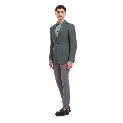 Saco Casual Para Caballero Slim Fit En Tejido  Liso