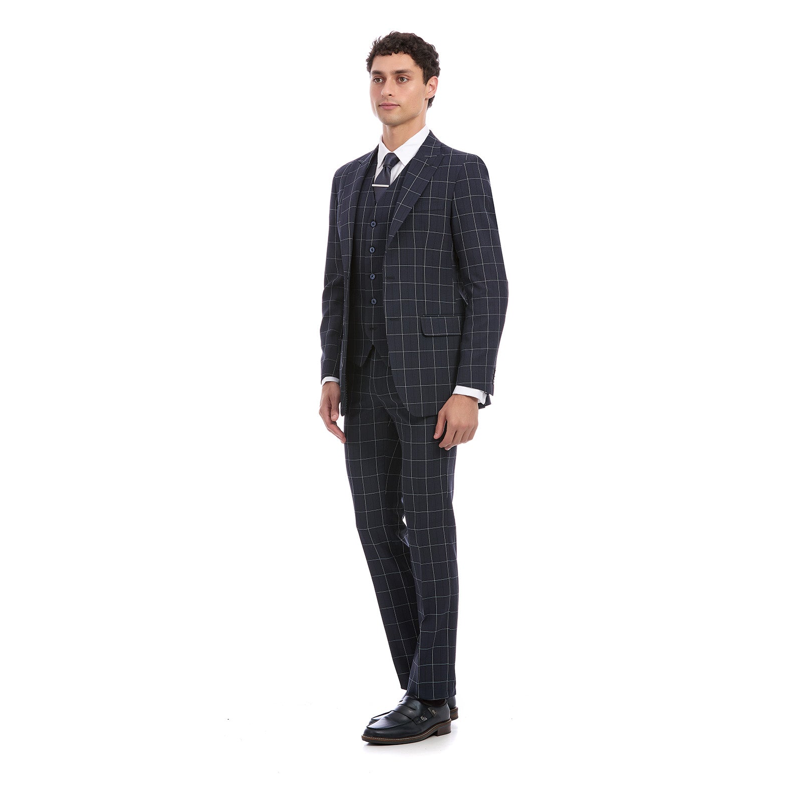 Hombre vistiendo Saco de hombre Formal Separate Color Azul Marino Vittorio Forti