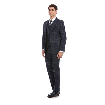 Hombre vistiendo Saco de hombre Formal Separate Color Azul Marino Vittorio Forti