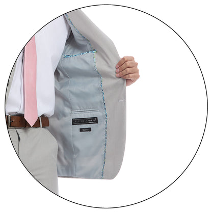 Traje Recto Dos Botones Fit Slim Liso