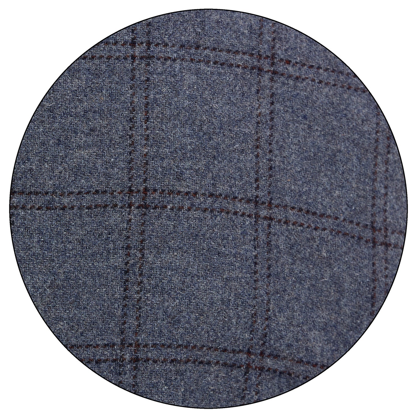 Abrigo 3/4 Para Caballero Solapa Escuadra A Cuadros