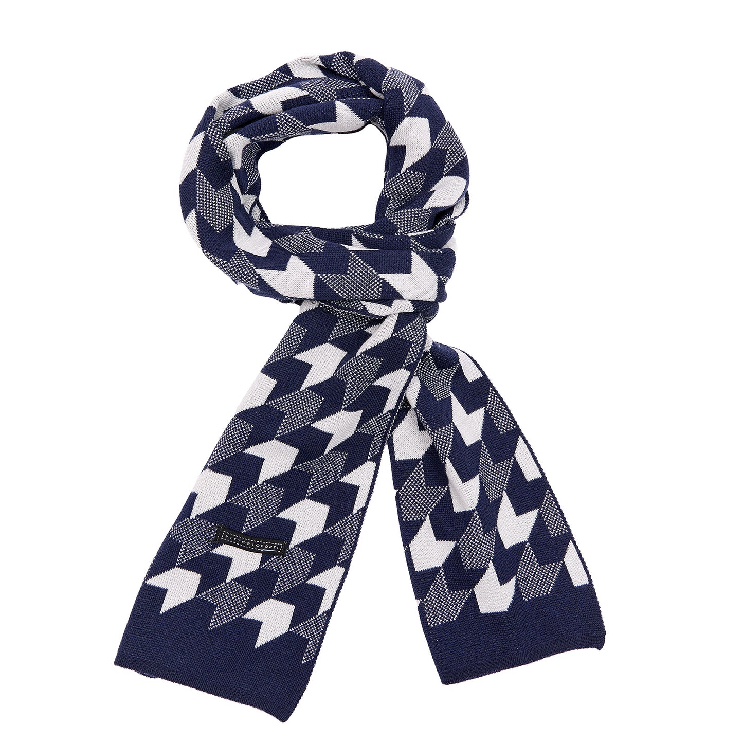 Bufanda Para Caballero Con Diseño Geométrico