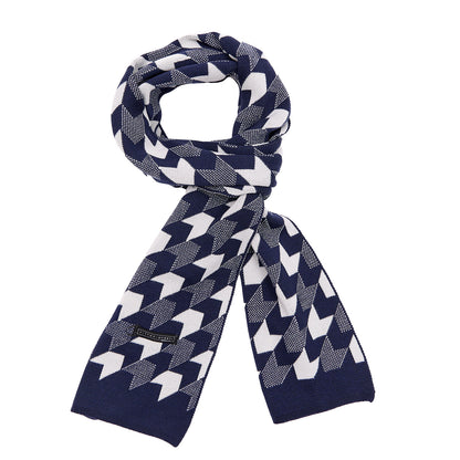 Bufanda Para Caballero Con Diseño Geométrico