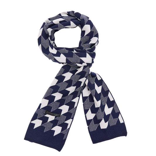 Bufanda Para Caballero Con Diseño Geométrico