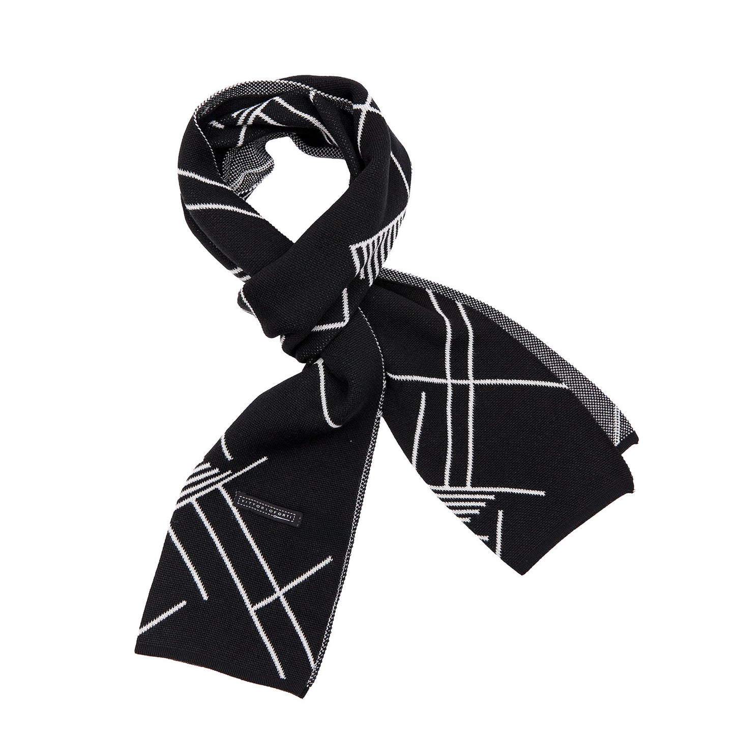 Bufanda Para Caballero Con Diseño de Líneas