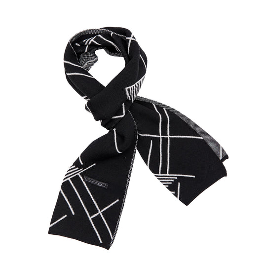 Bufanda Para Caballero Con Diseño de Líneas