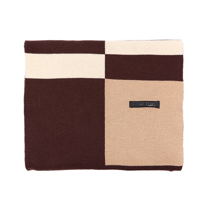 Bufanda Para Caballero Con Diseño de Bloques