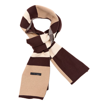 Bufanda Para Caballero Con Diseño de Bloques