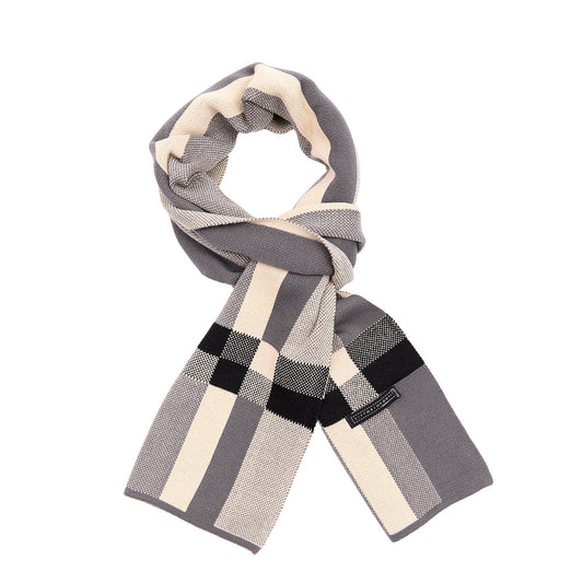 Bufanda Para Caballero Con Diseño de Bloques