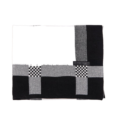 Bufanda Para Caballero Con Diseño de Bloques