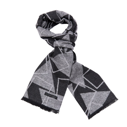 Bufanda Para Caballero Con Diseño Geometrico