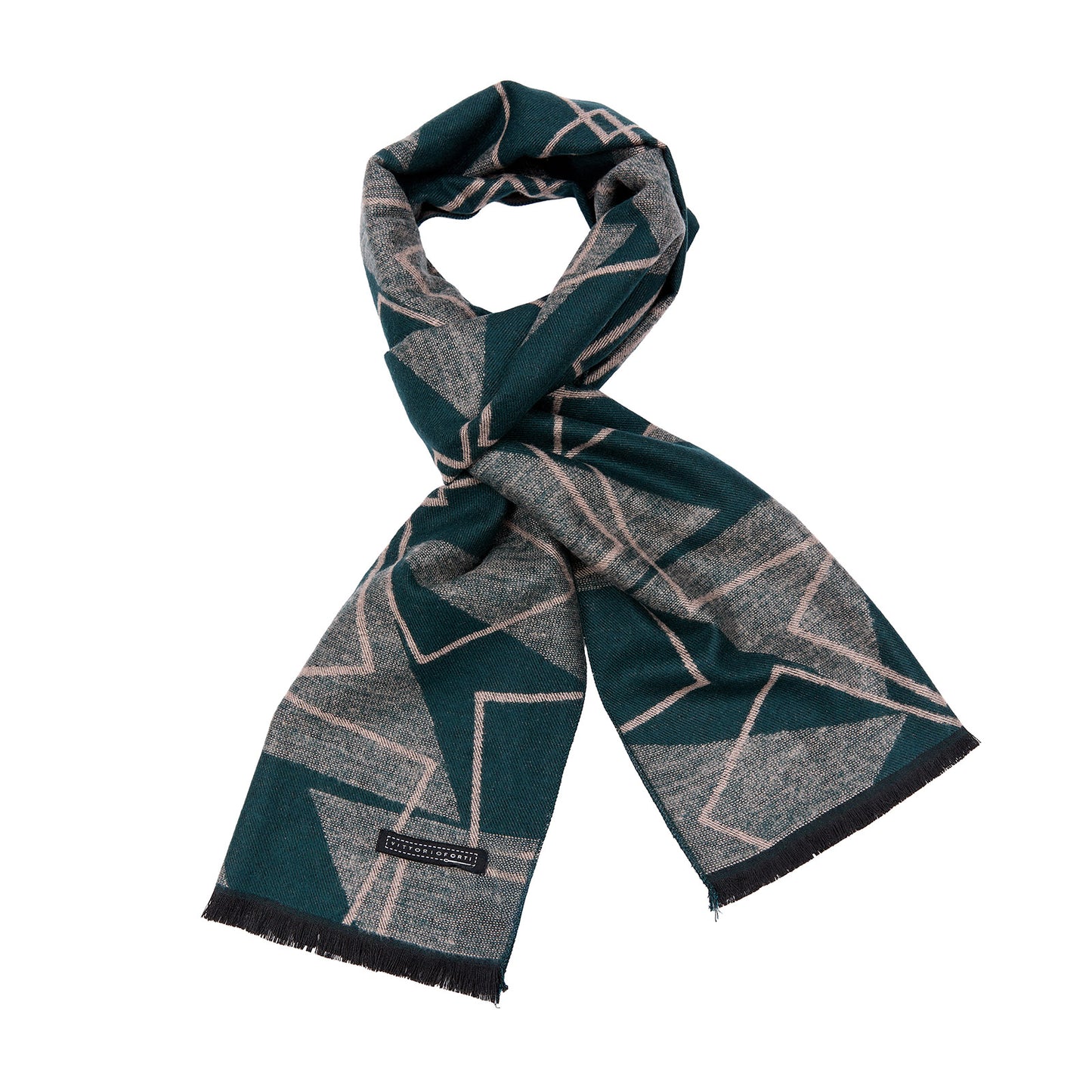 Bufanda Para Caballero Con Diseño Geometrico