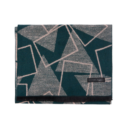 Bufanda Para Caballero Con Diseño Geometrico