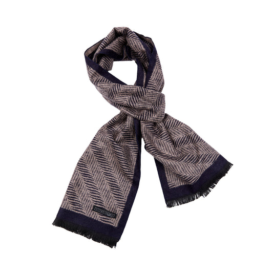 Bufanda Para Caballero Con Diseño de Rayas