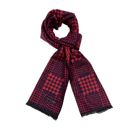 Bufanda Para Caballero Con Diseño de Cuadricula
