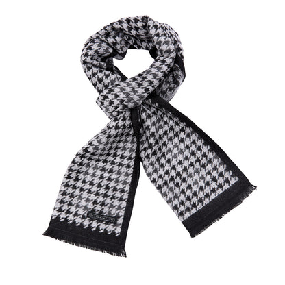 Bufanda Para Caballero Con Diseño de Pata de Gallo