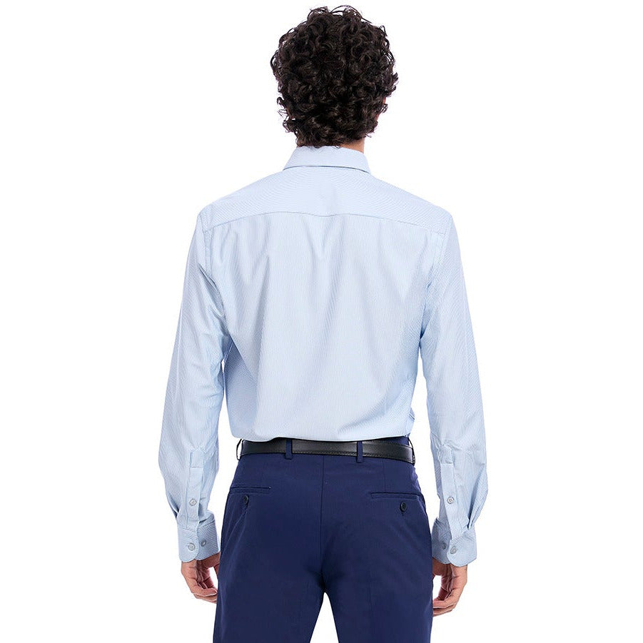 Camisa Slim Fit Rayas Stretch para Caballero Elegante