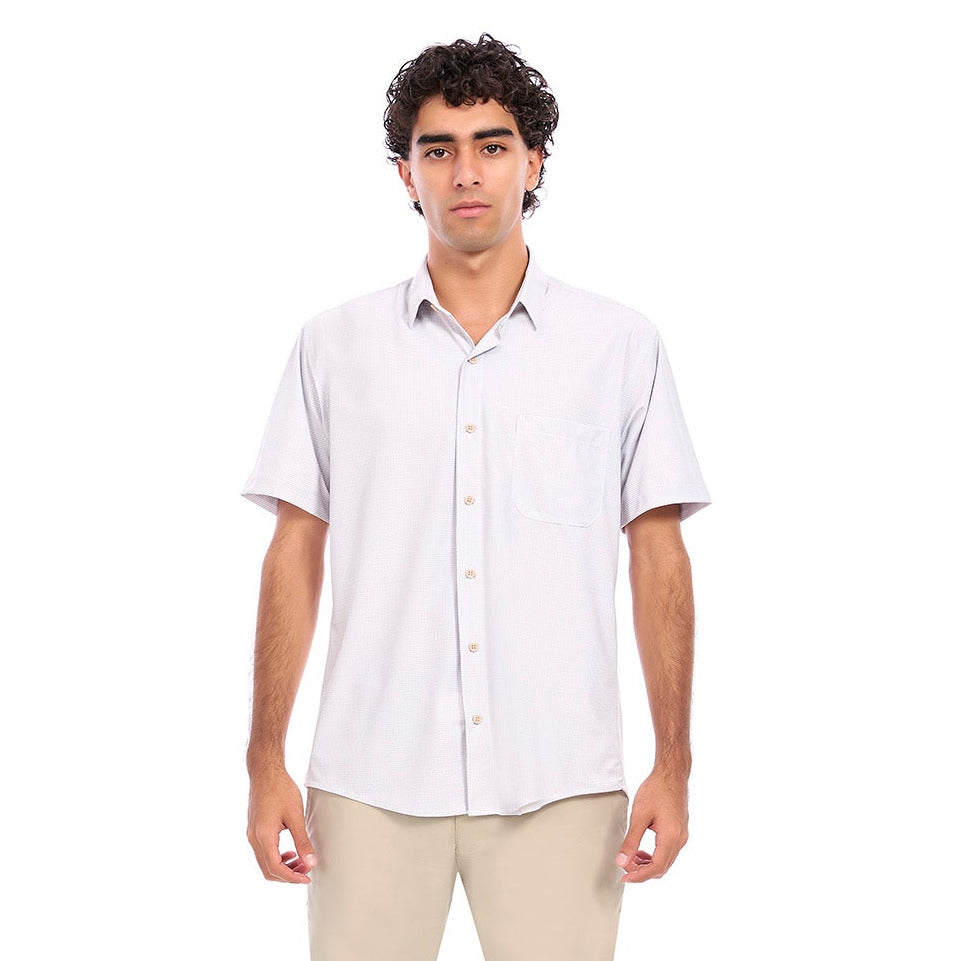 Camisa Casual Manga Corta para Caballero a cuadros