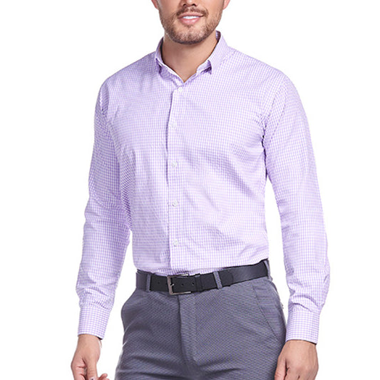 Camisa casual  en tejido a cuadros Slim Fit