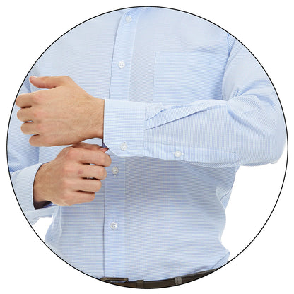 Camisa de Vestir Para Caballero Slim Fit A Cuadros