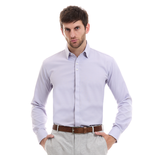 Camisa de Vestir para Hombre Fit Slim Manga Larga