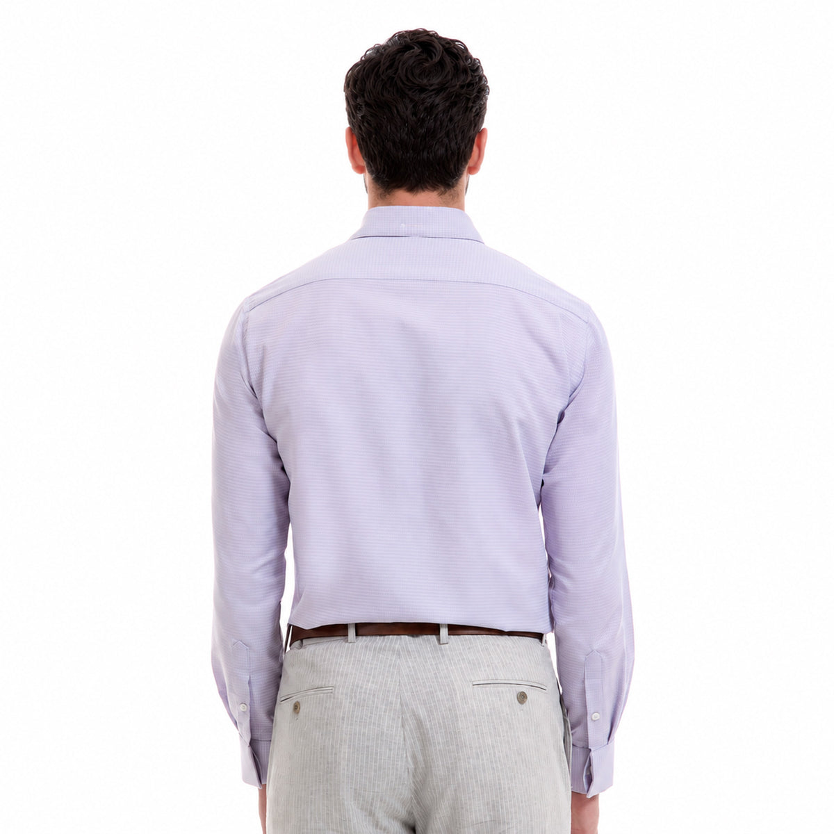 Camisa de Vestir para Hombre Fit Slim Manga Larga