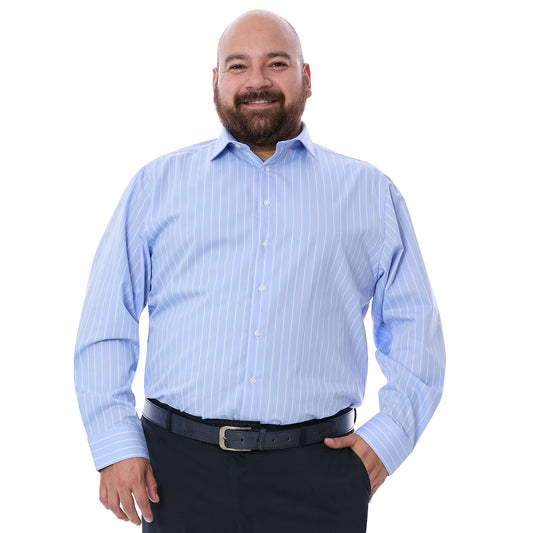 Camisa Hombre Formal Rayas Tallas Extra