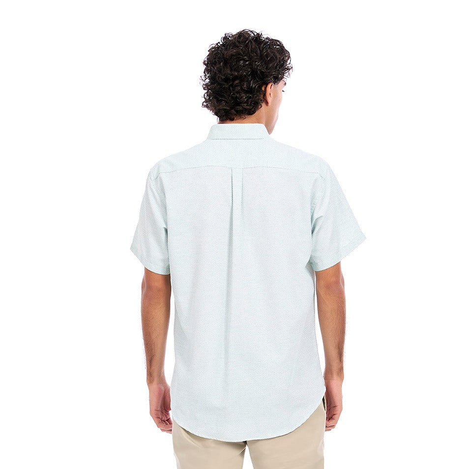 Camisa Casual Manga Corta para Caballero Button Down