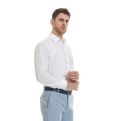 Camisa  basica formal lisa Slim Fit