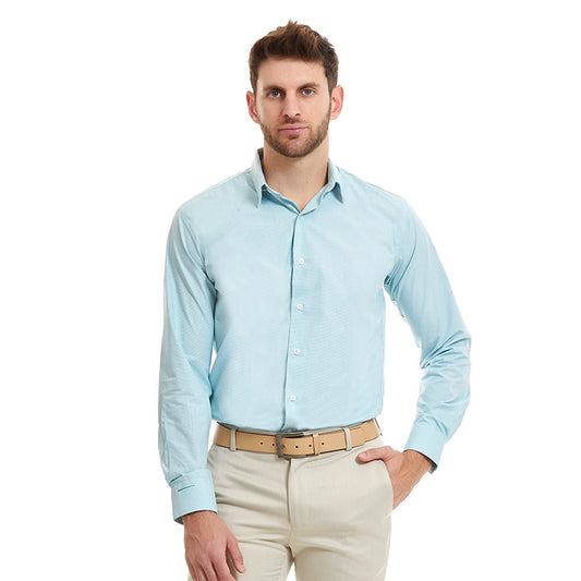 Camisa de vestir en tejido a cuadros Slim Fit