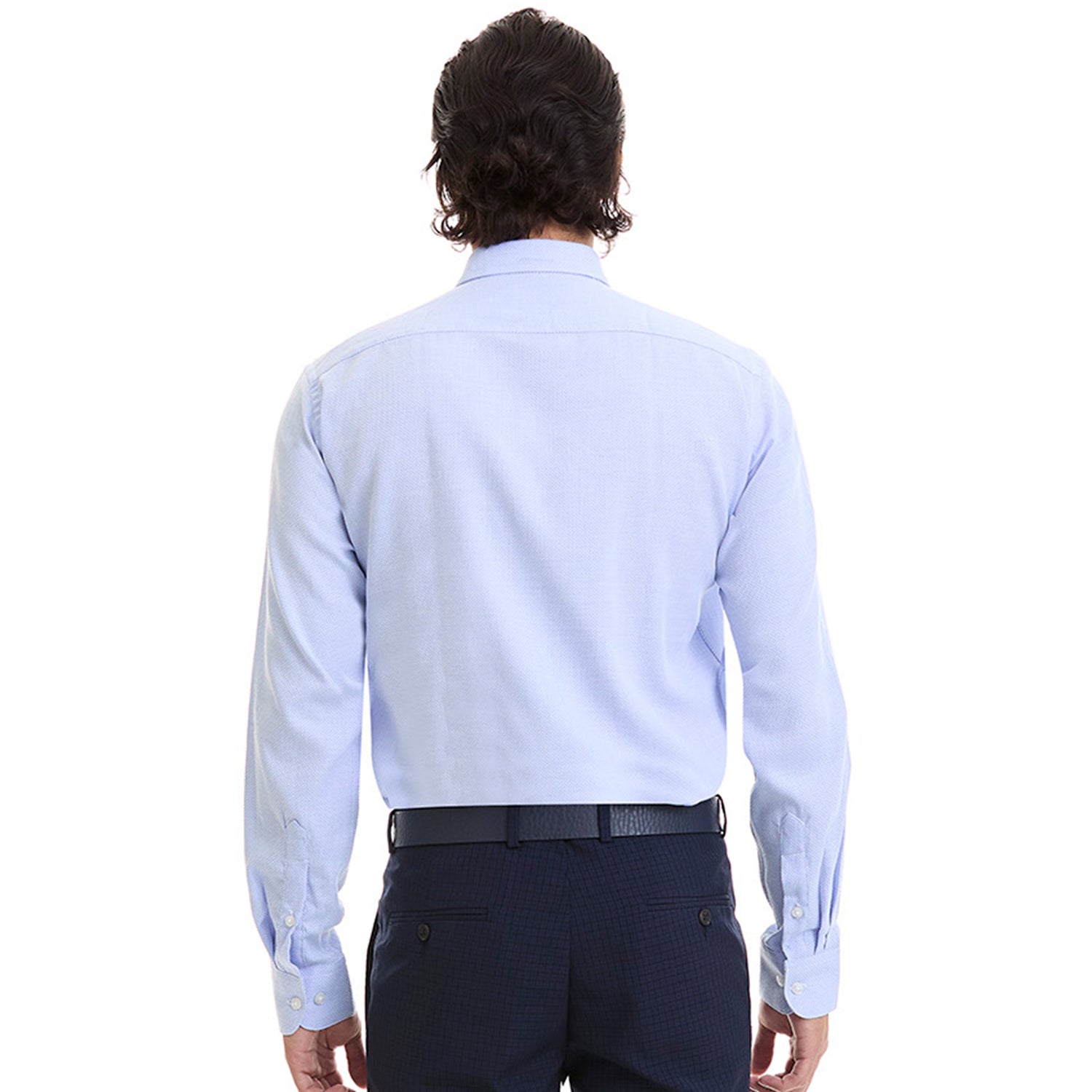 Camisa de Vestir Para Hombre fit slim Manga Larga