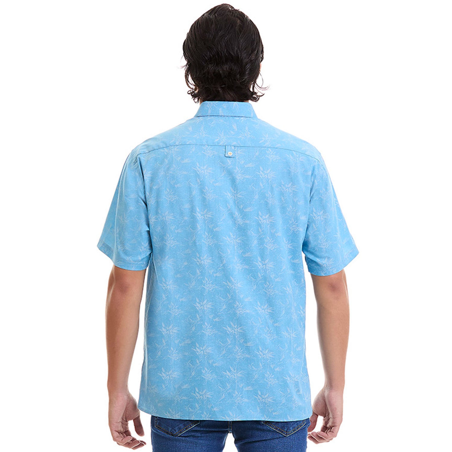 Camisa Manga Corta Business Casual Para Hombre