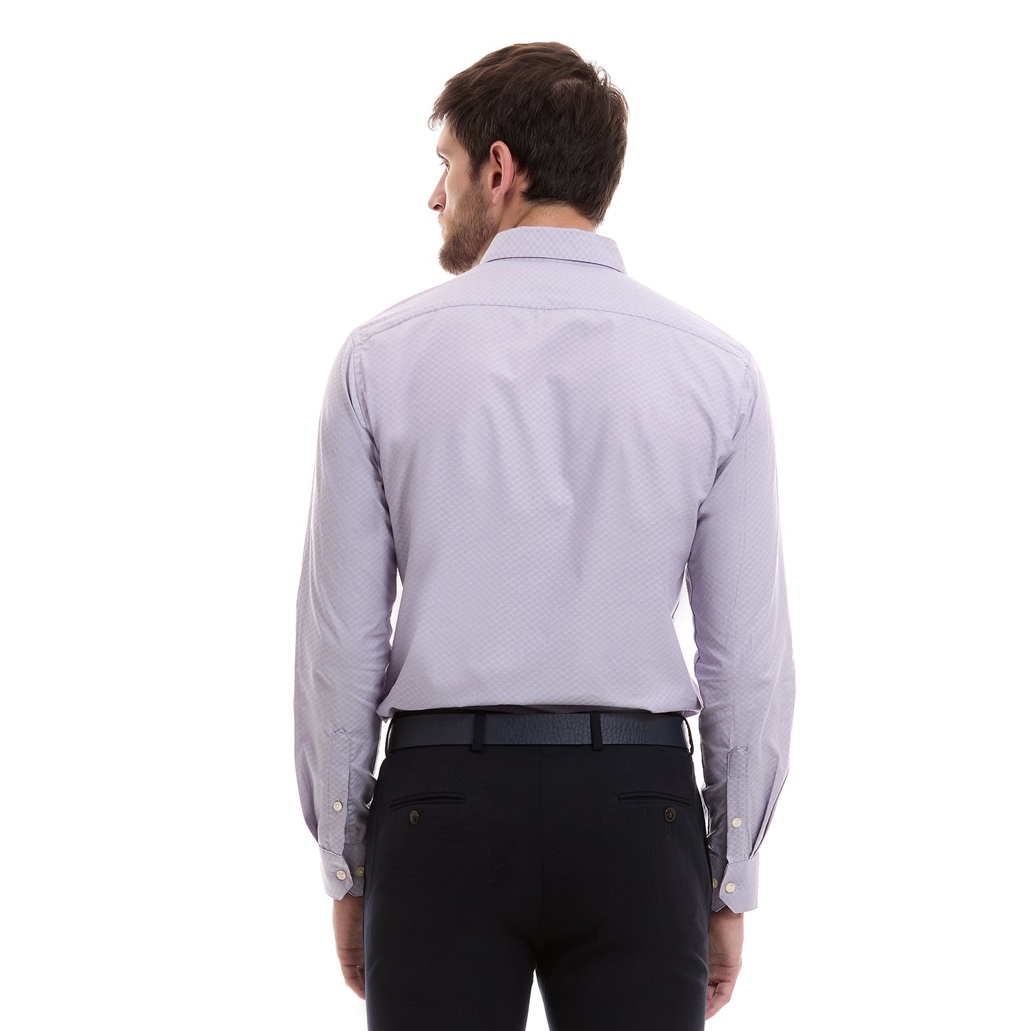 Camisa Formal Para Hombre Slim Fit A Cuadros