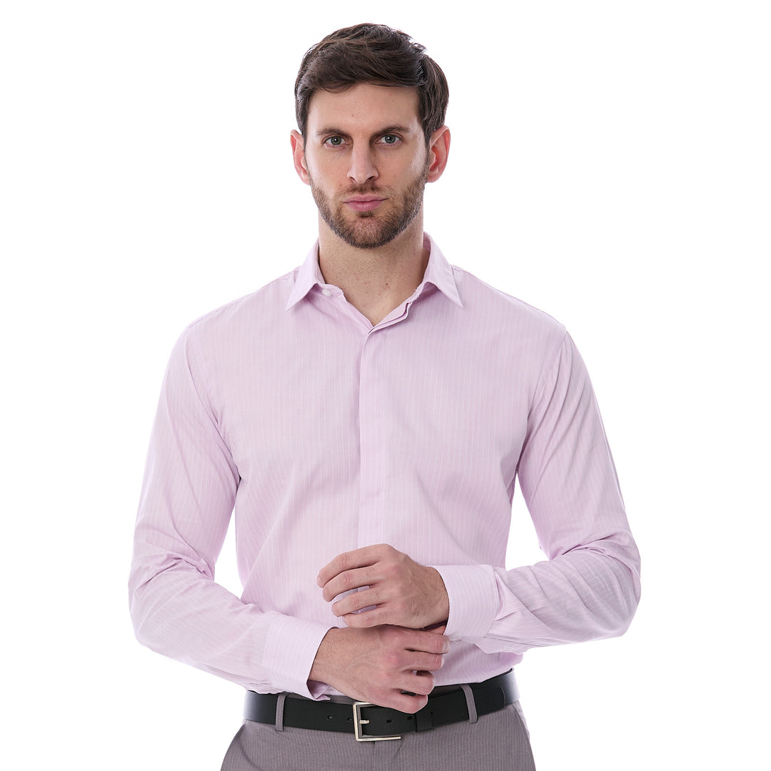 Camisa a Rayas Slim Fit para Hombre