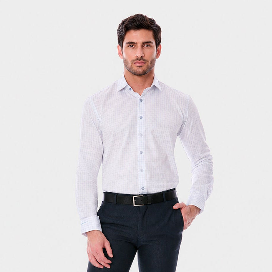 Camisa a Cuadros Slim Fit para Hombre