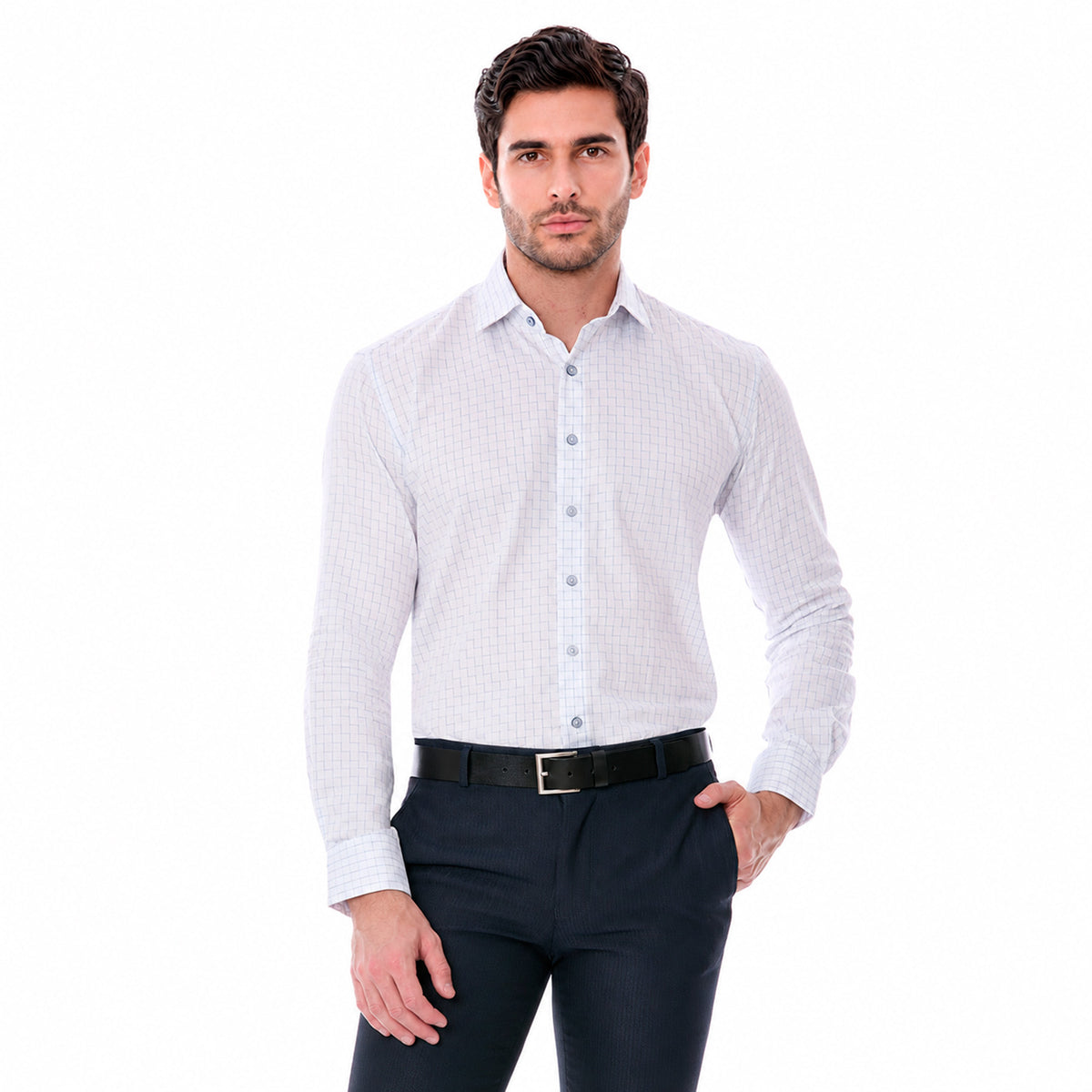 Camisa a Cuadros Slim Fit para Hombre