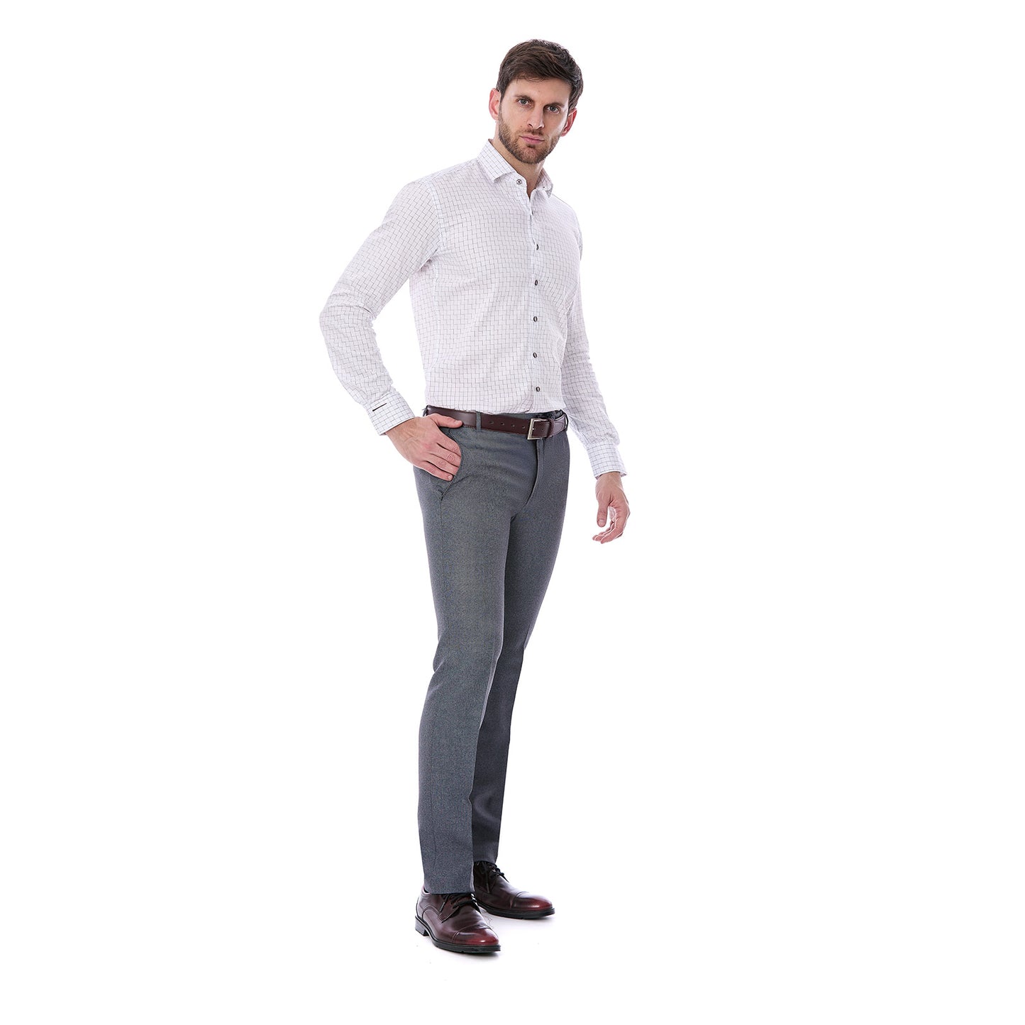 Camisa a Cuadros Slim Fit para Hombre